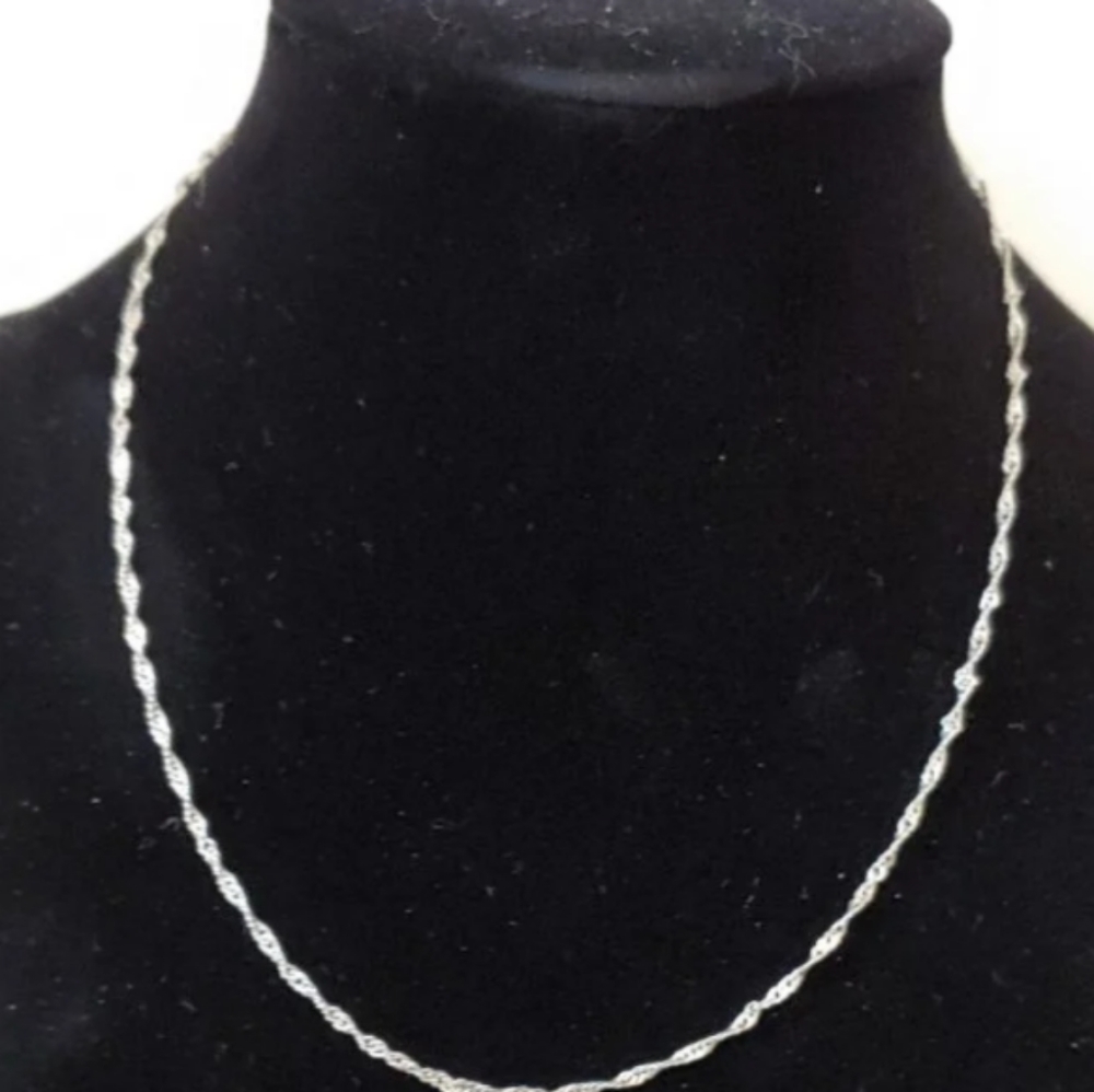 Genuine Silver S925 Braided Chain